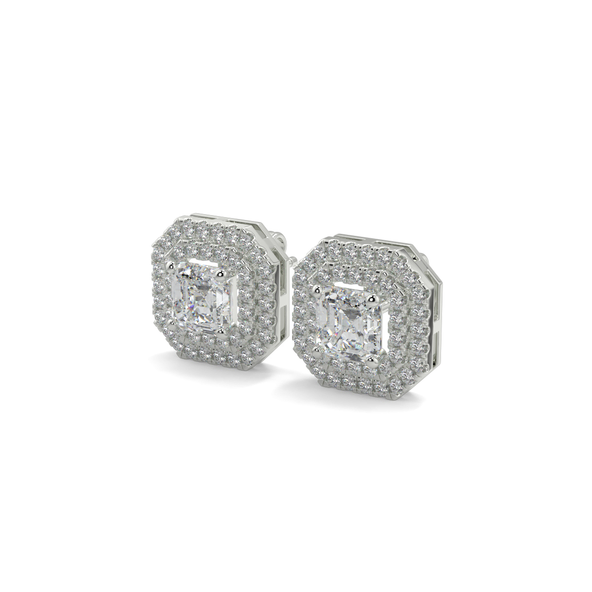 Solitaire Diamond Earrings
