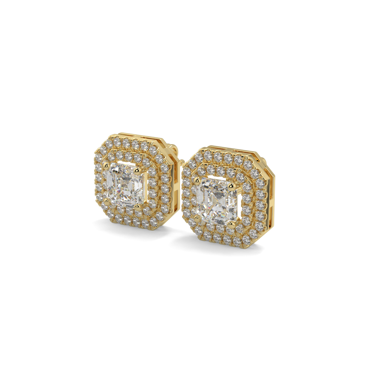Solitaire Diamond Earrings