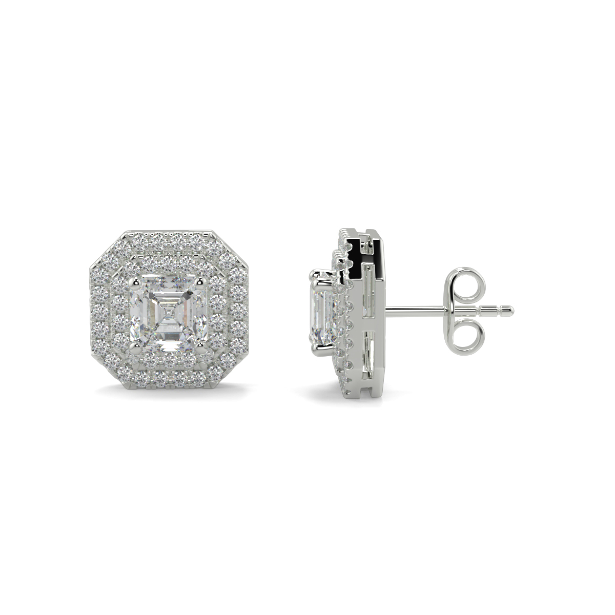 Solitaire Diamond Earrings