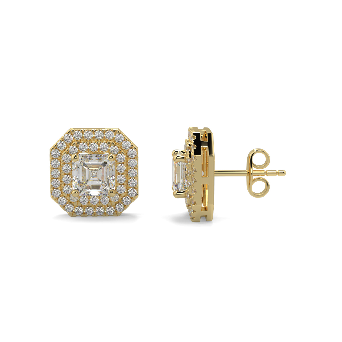 Solitaire Diamond Earrings