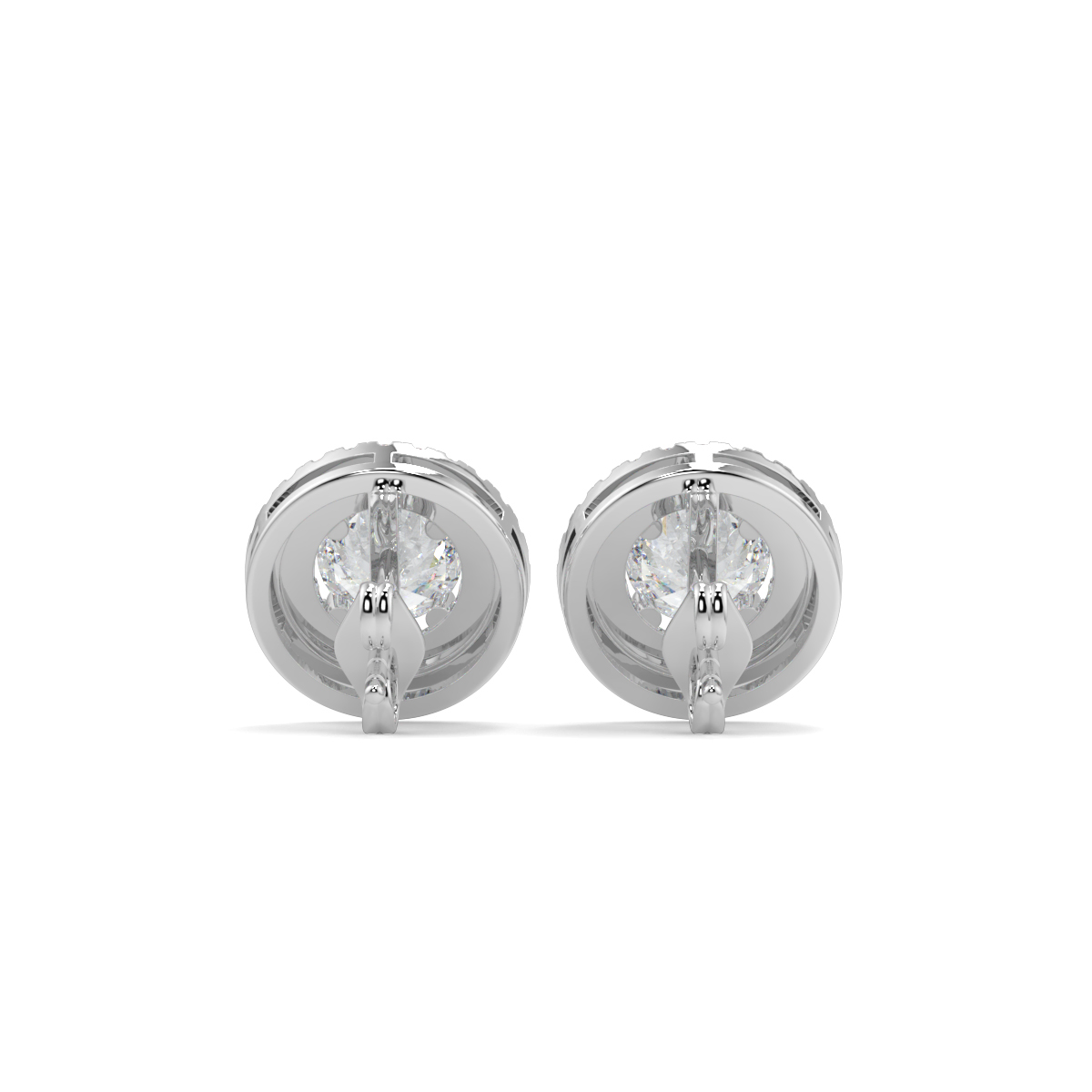 Halo Diamond Earrings