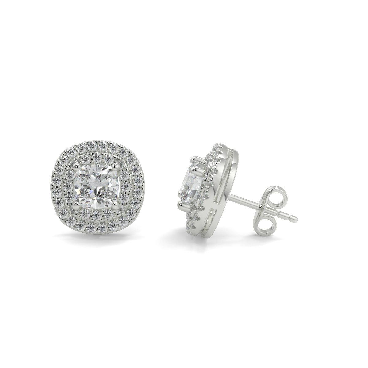 Solitaire Diamond Earrings