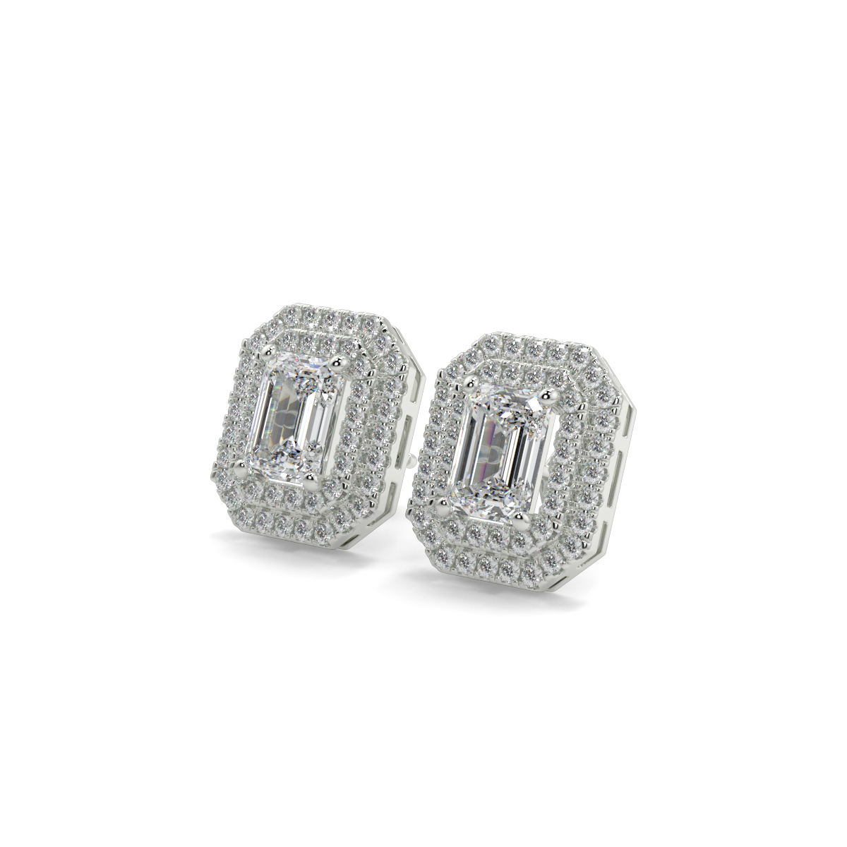 Solitaire Diamond Earrings