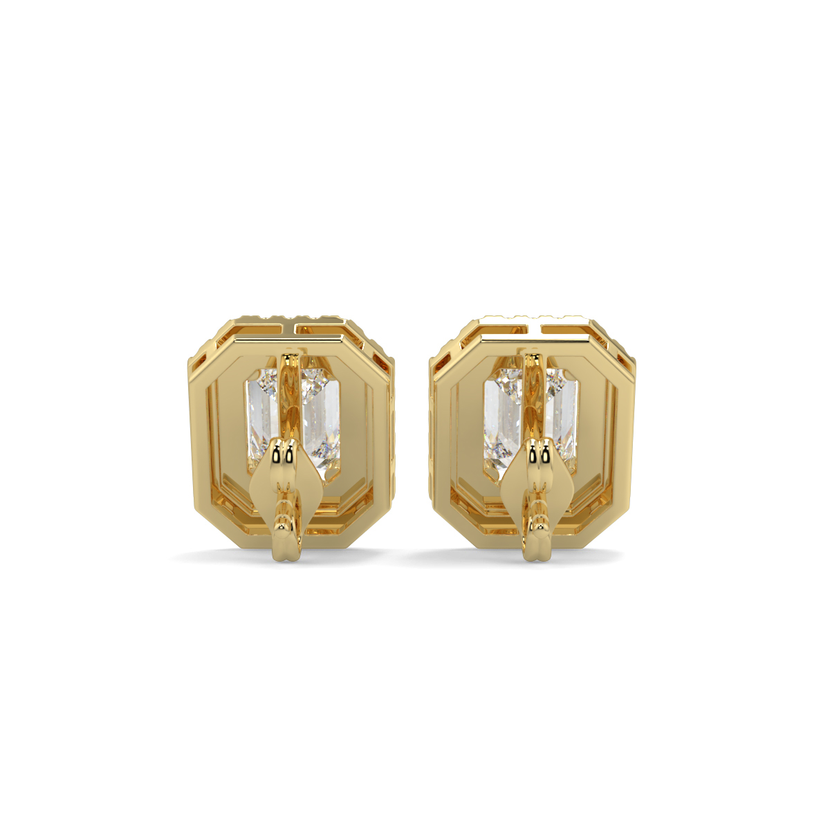 Solitaire Diamond Earrings