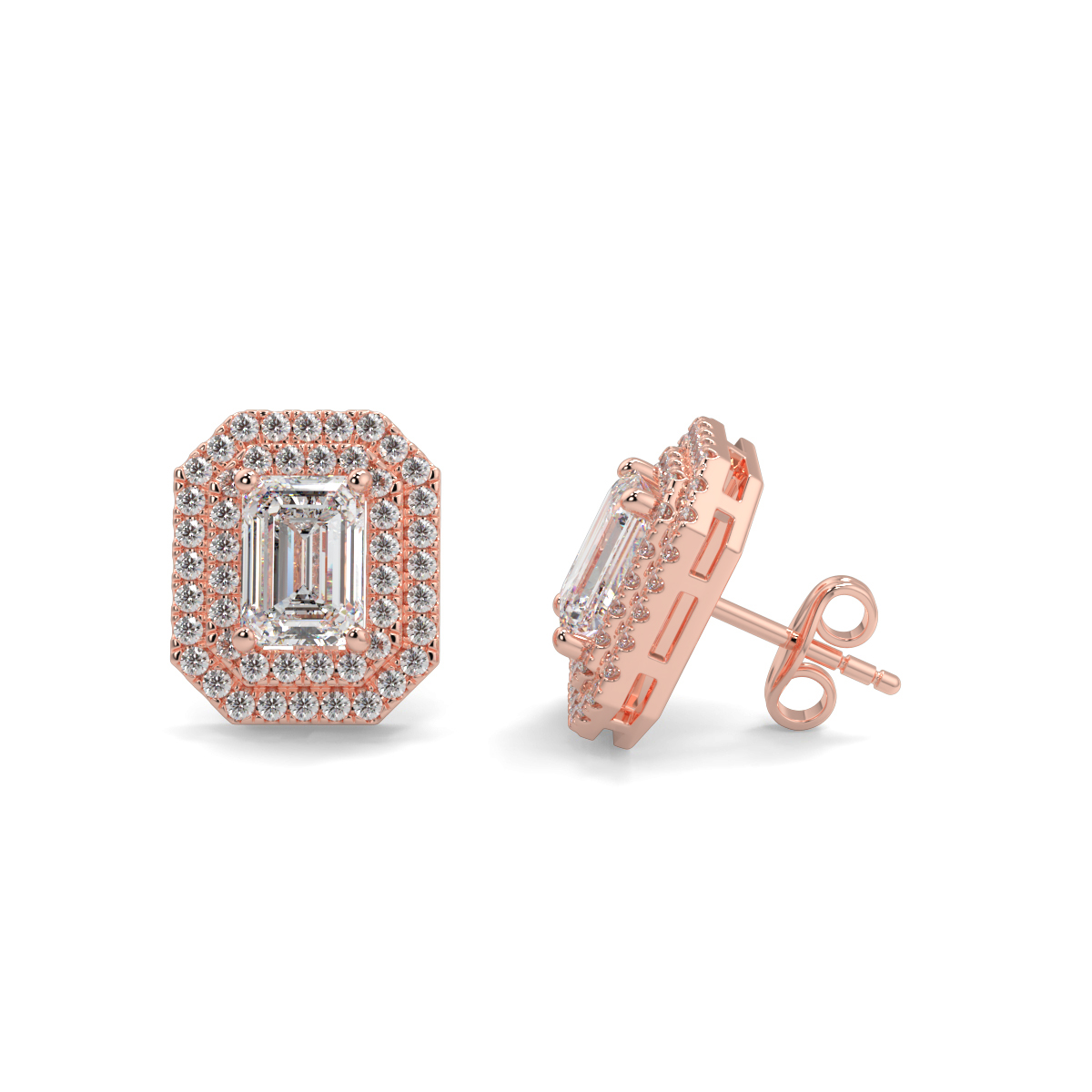 Solitaire Diamond Earrings
