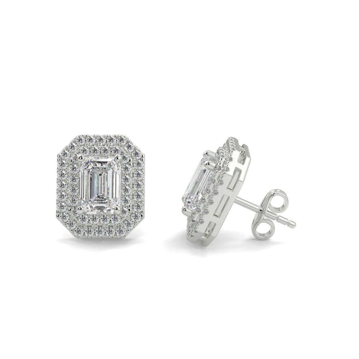 Solitaire Diamond Earrings