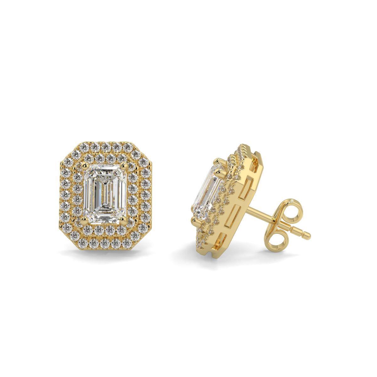 Solitaire Diamond Earrings
