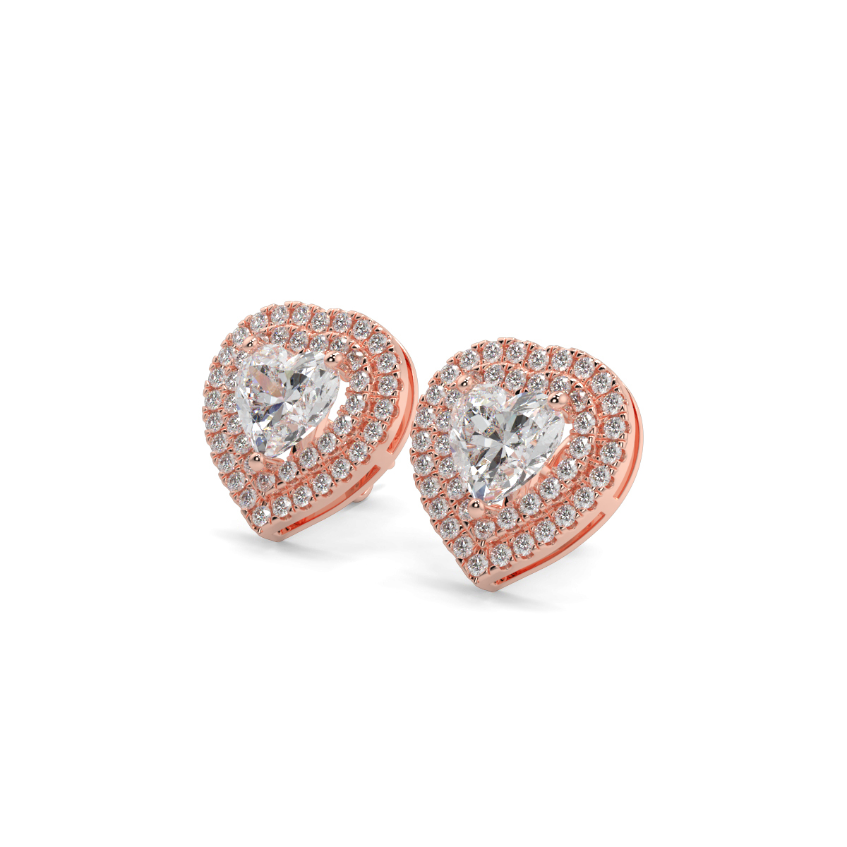 Solitaire Diamond Earrings