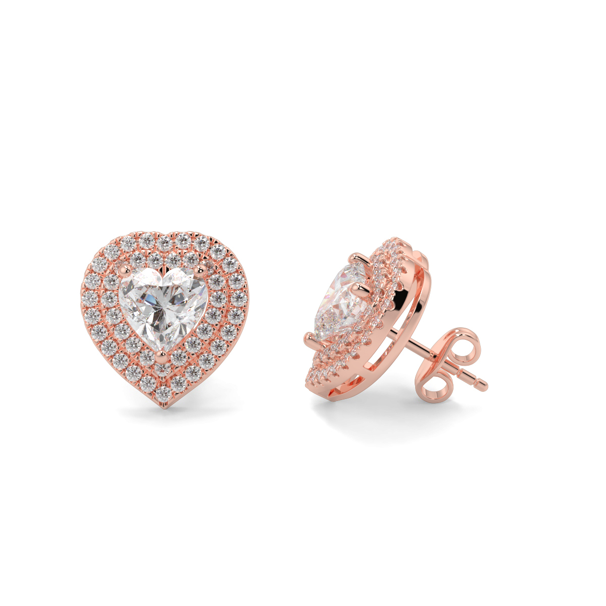 Solitaire Diamond Earrings