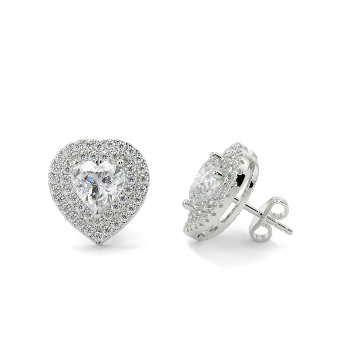 Solitaire Diamond Earrings