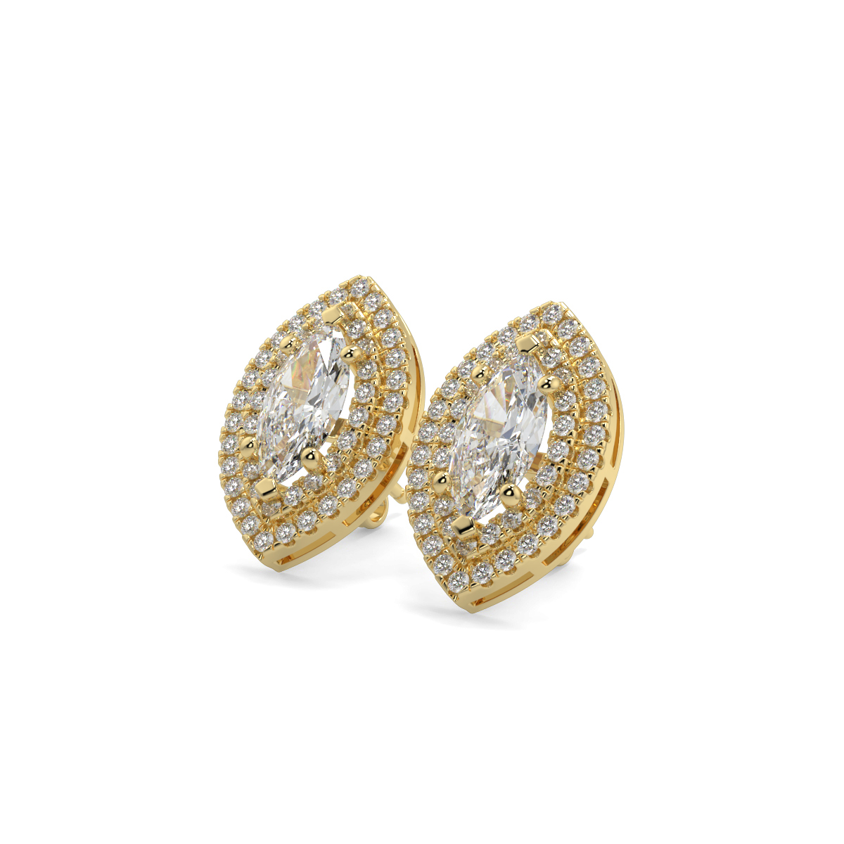 Solitaire Diamond Earrings
