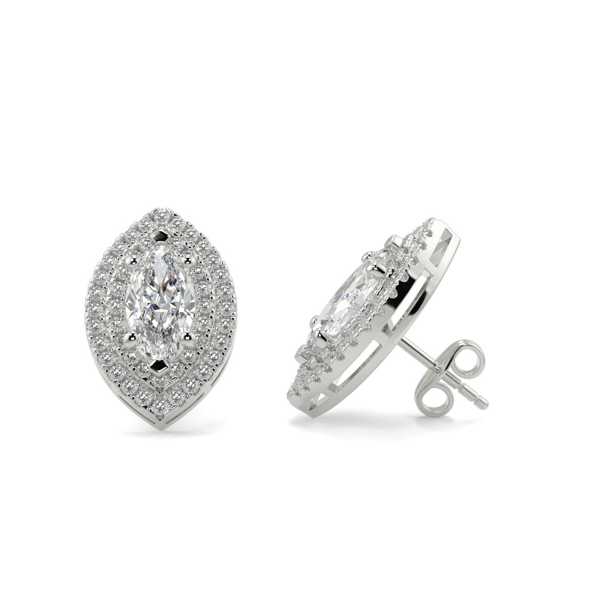 Solitaire Diamond Earrings