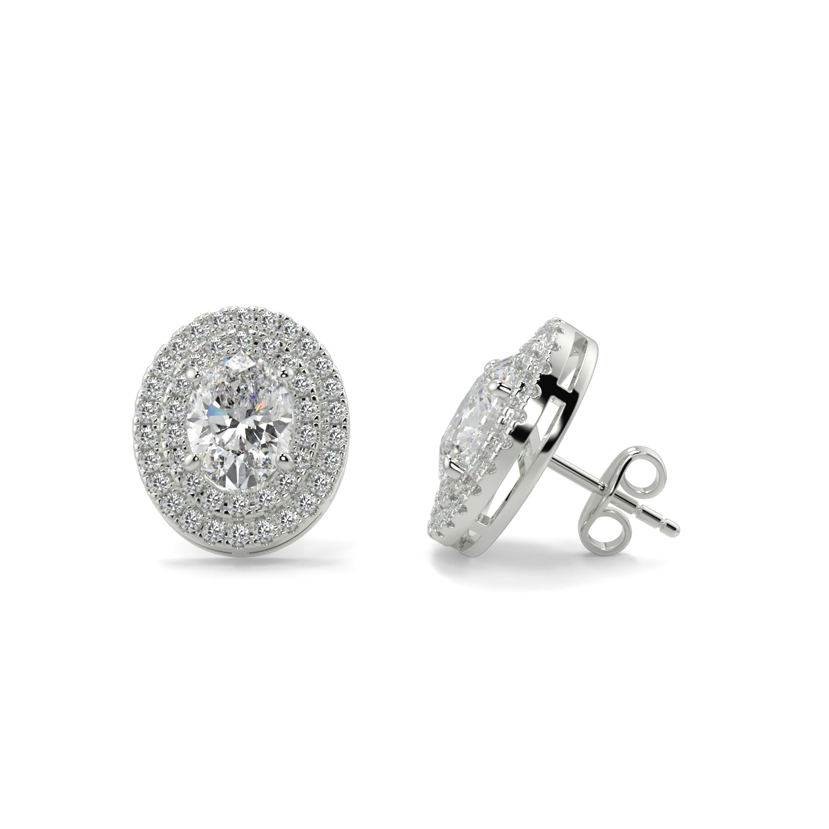 Solitaire Diamond Earrings