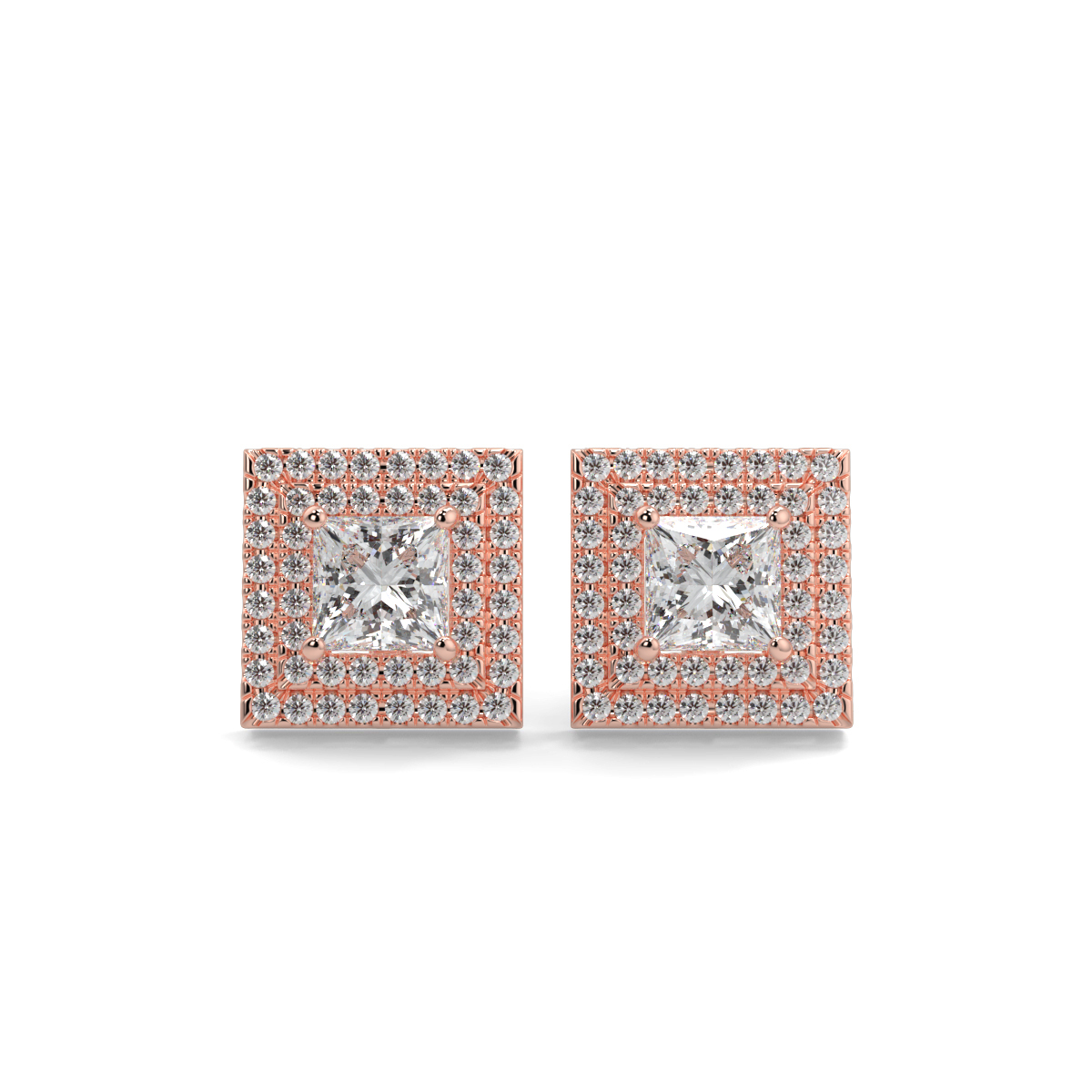 Solitaire Diamond Earrings
