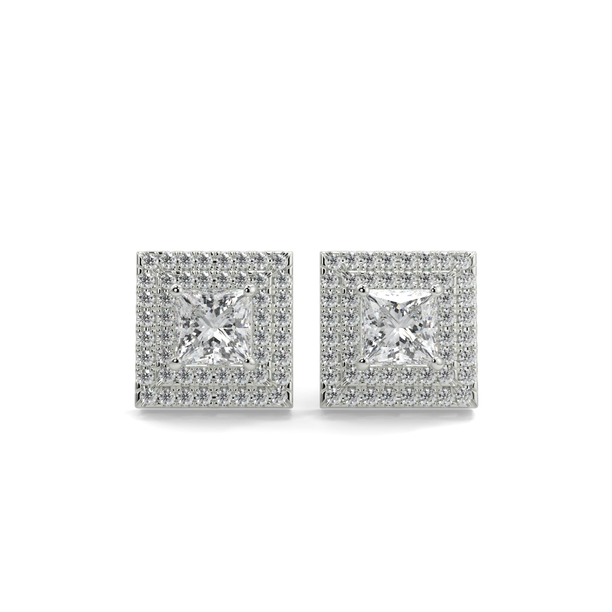 Solitaire Diamond Earrings