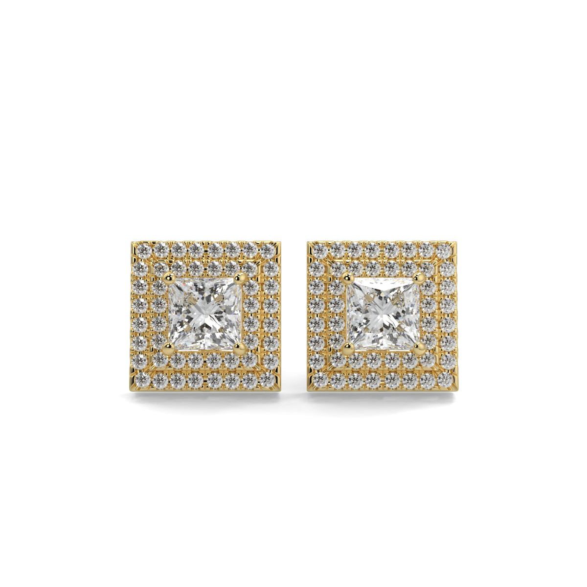 Solitaire Diamond Earrings