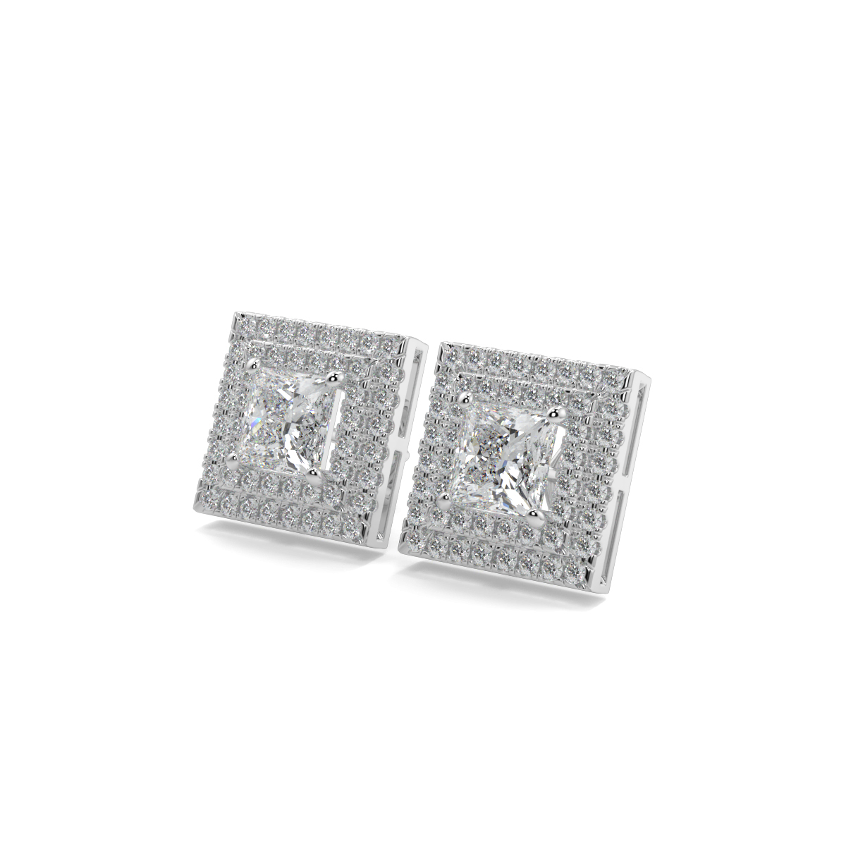 Solitaire Diamond Earrings
