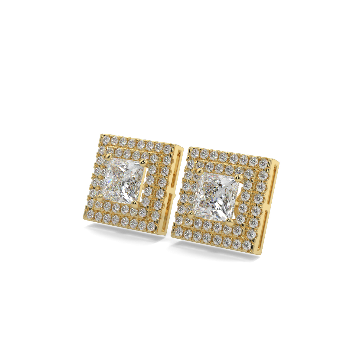 Solitaire Diamond Earrings