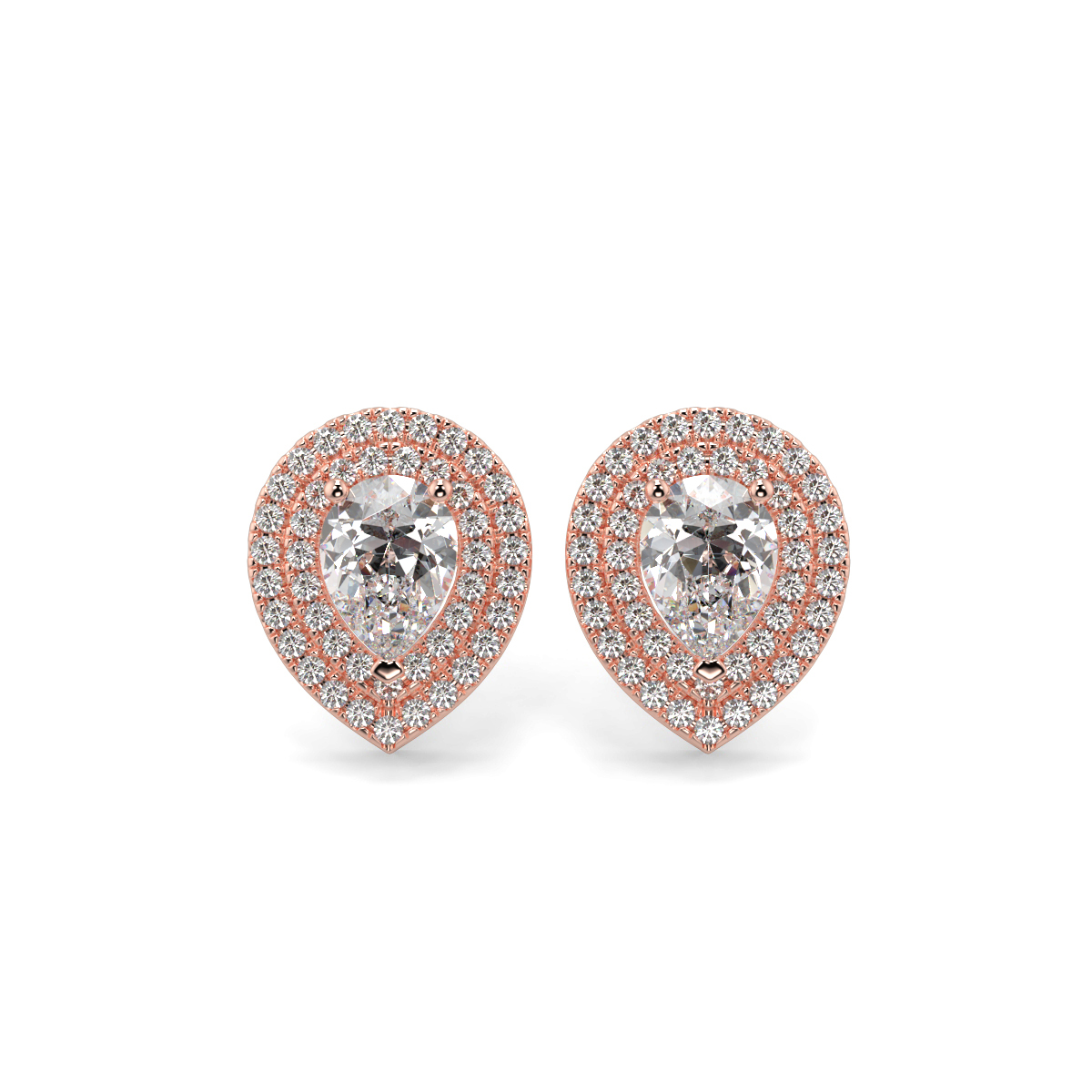 Solitaire Diamond Earrings