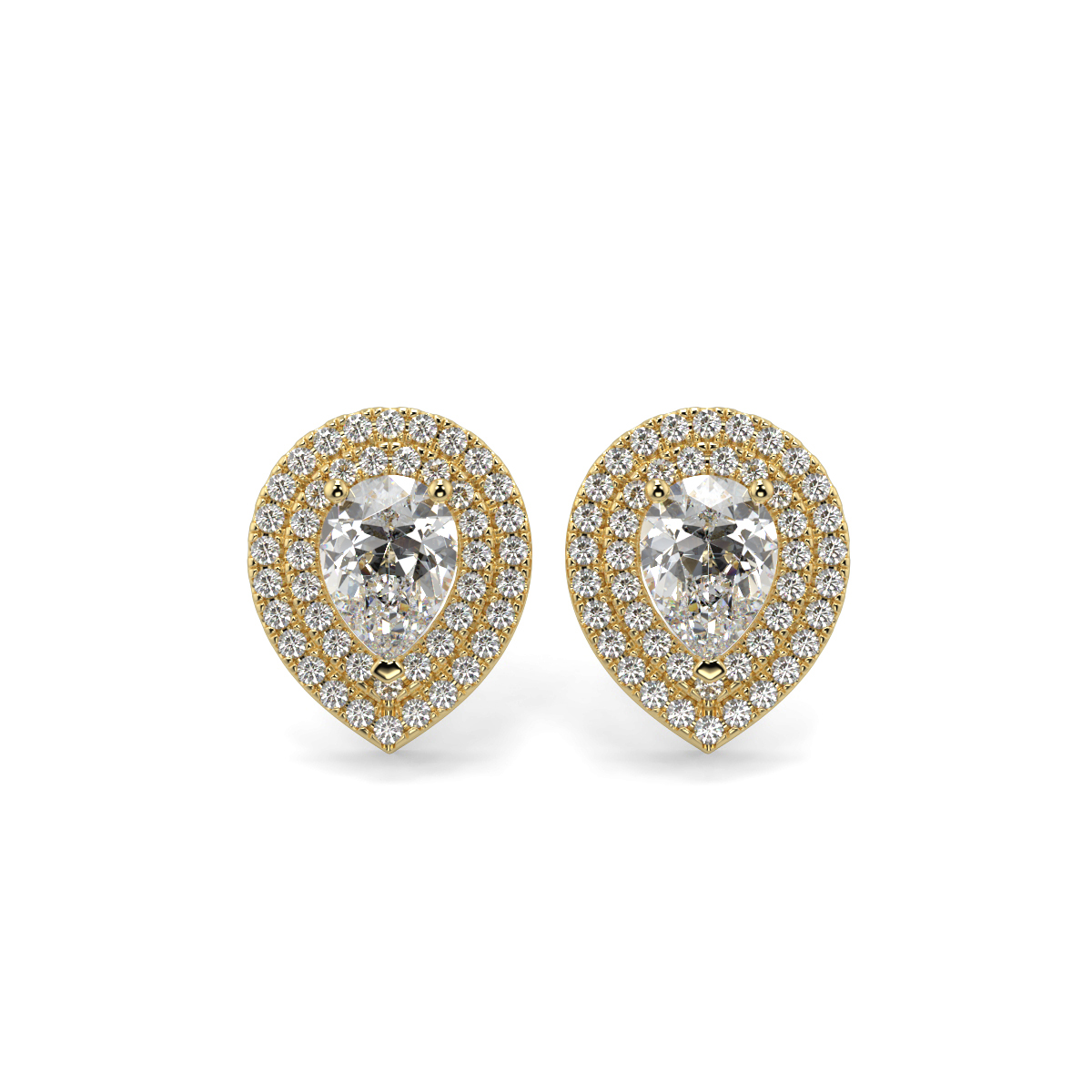 Solitaire Diamond Earrings