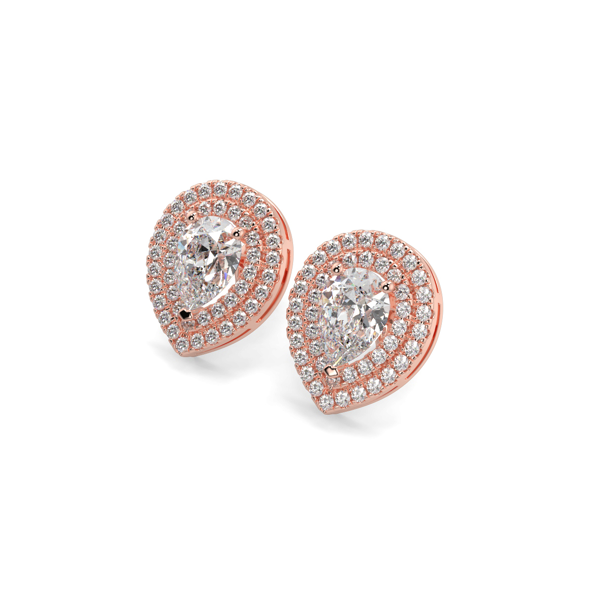 Solitaire Diamond Earrings
