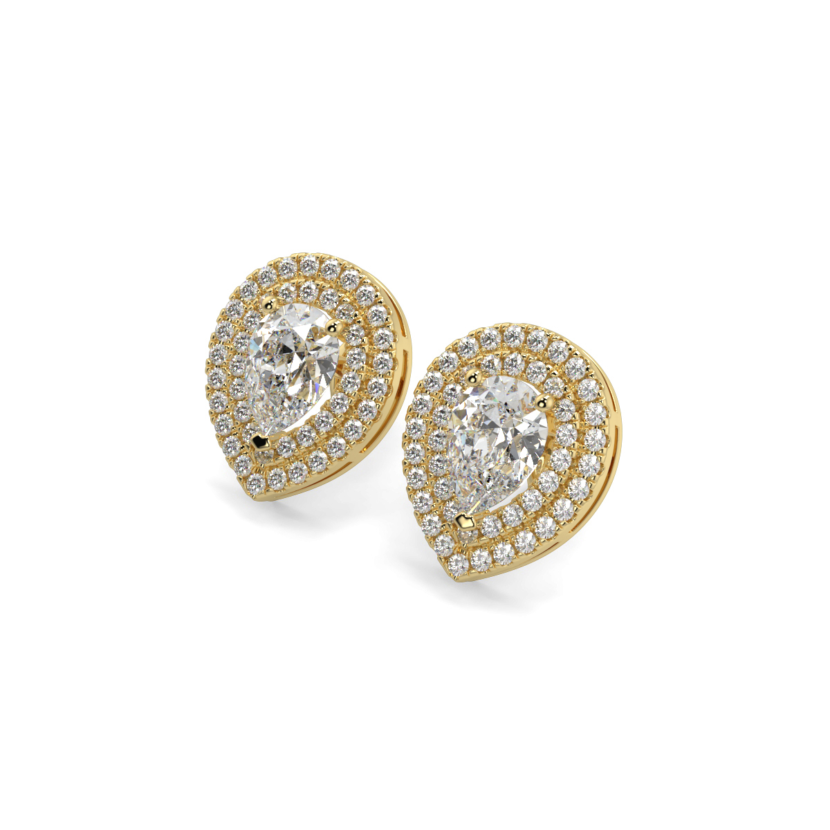 Solitaire Diamond Earrings