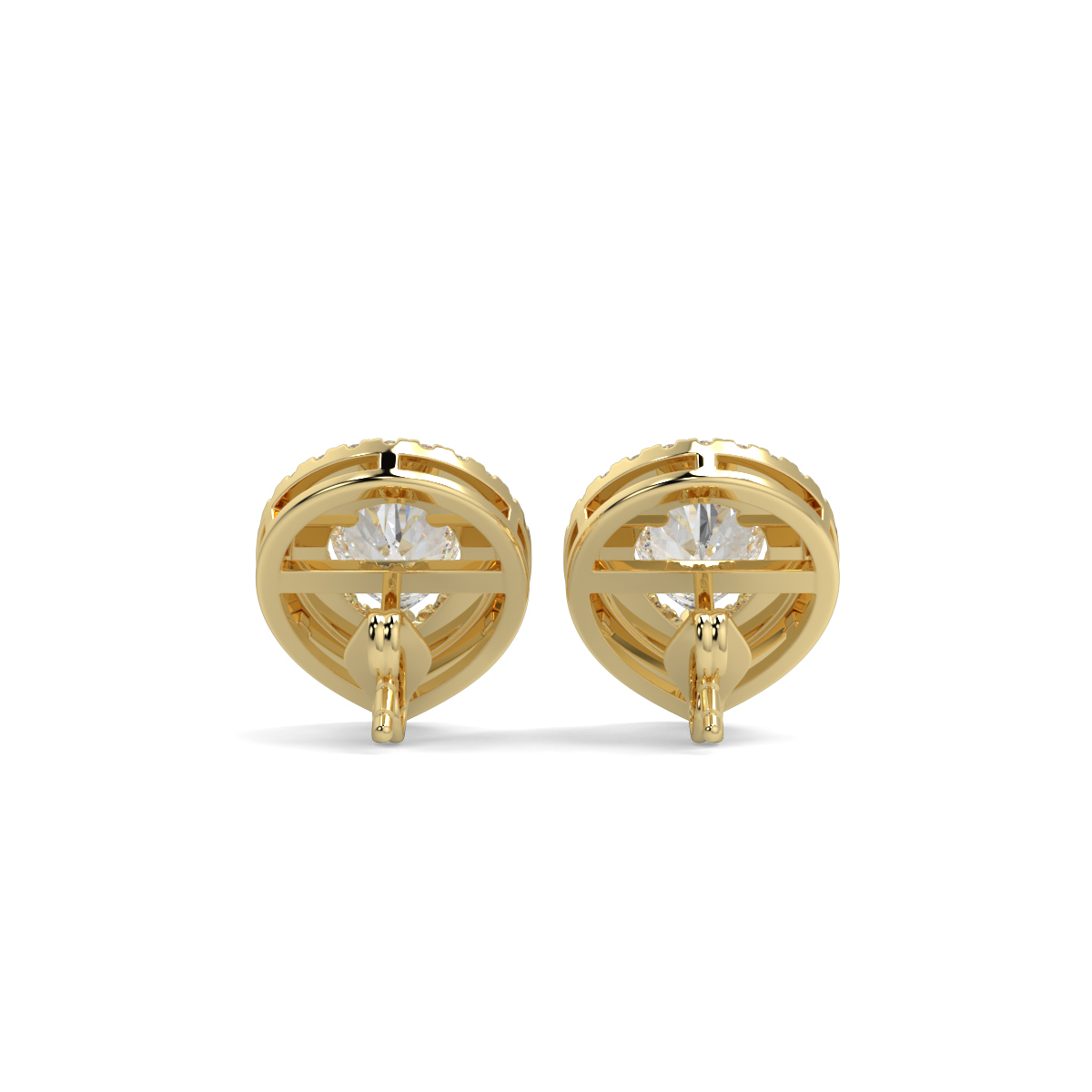 Solitaire Diamond Earrings