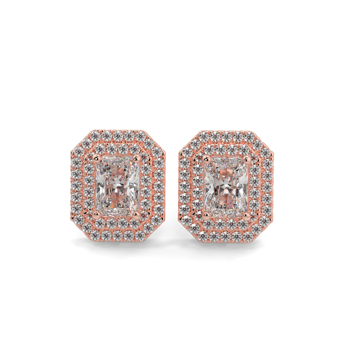Solitaire Diamond Earrings