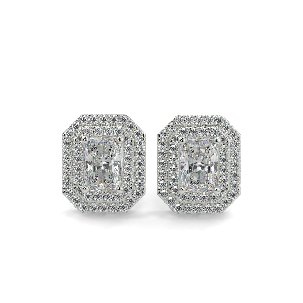 Solitaire Diamond Earrings