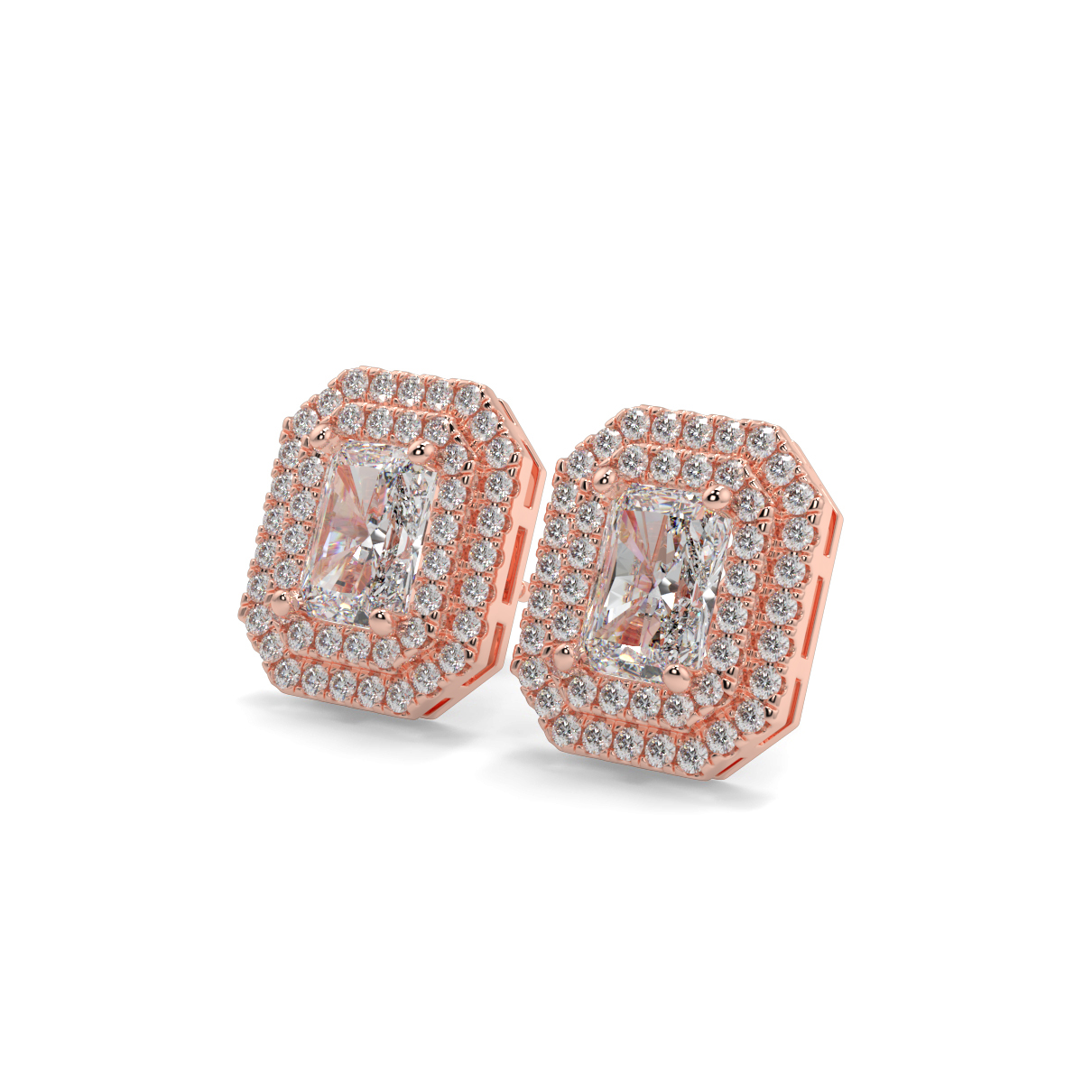 Solitaire Diamond Earrings
