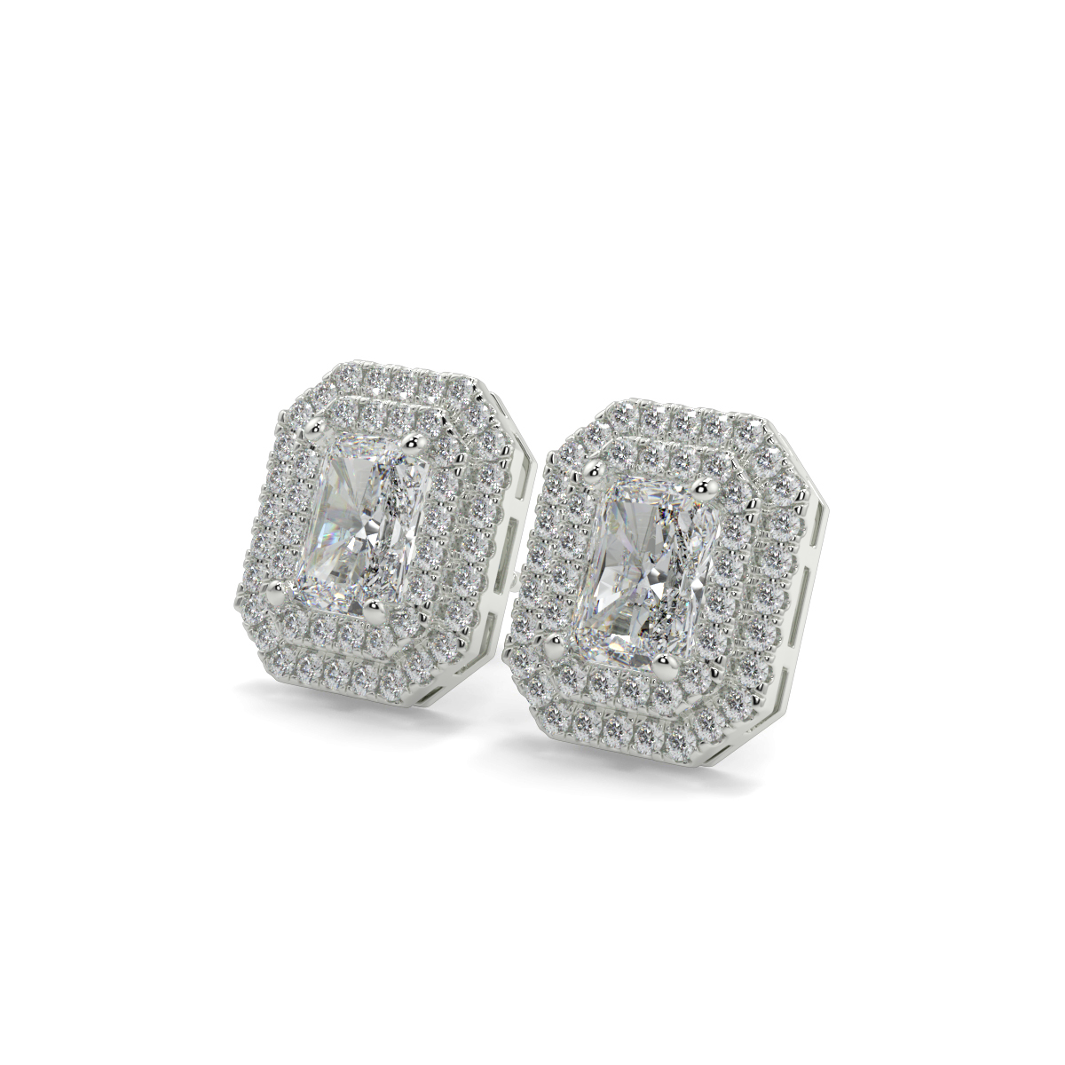 Solitaire Diamond Earrings