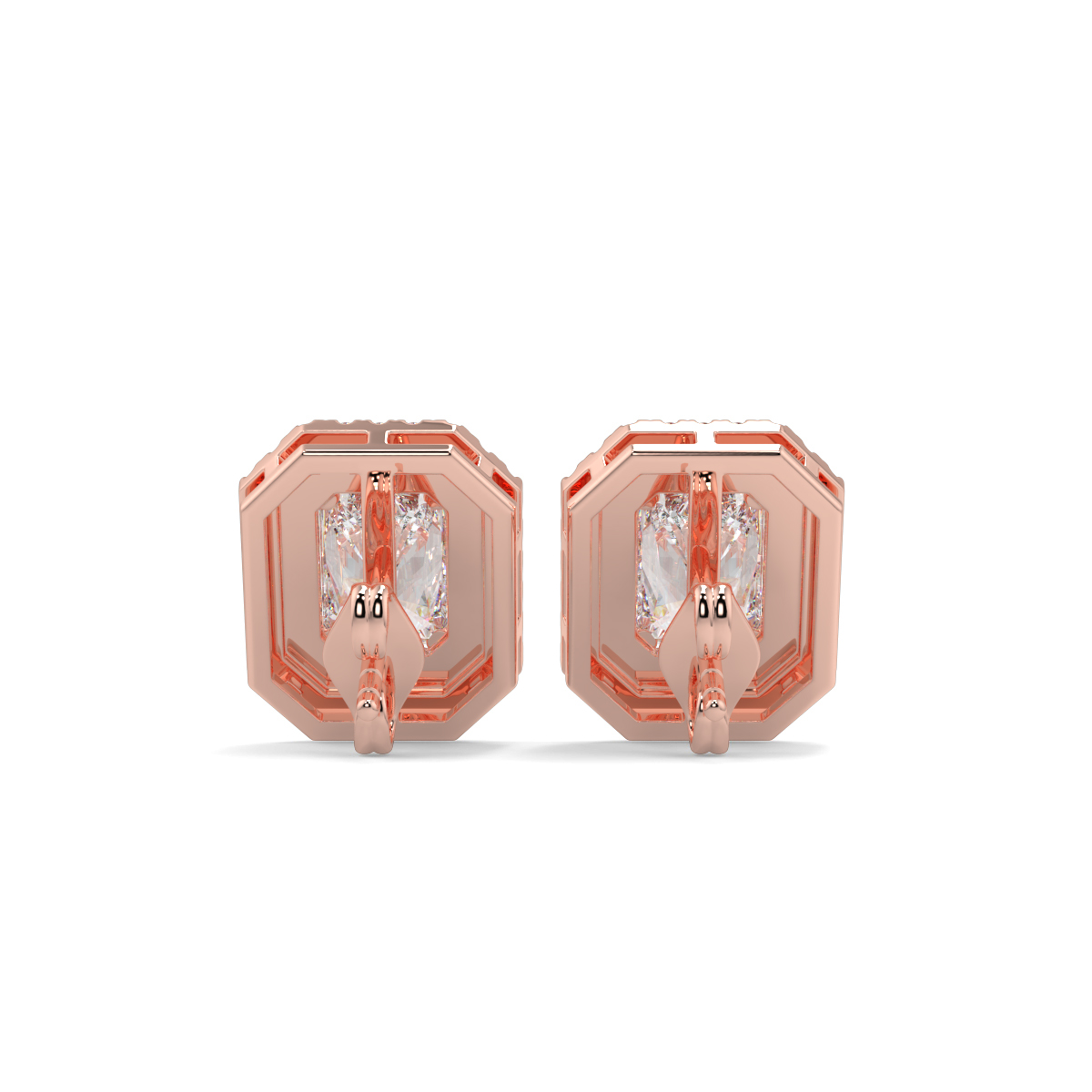 Solitaire Diamond Earrings