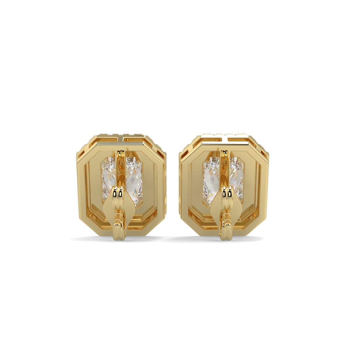 Solitaire Diamond Earrings