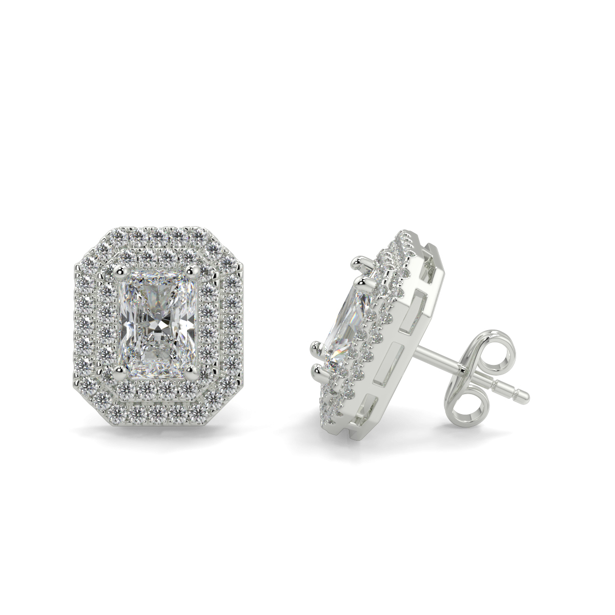 Solitaire Diamond Earrings