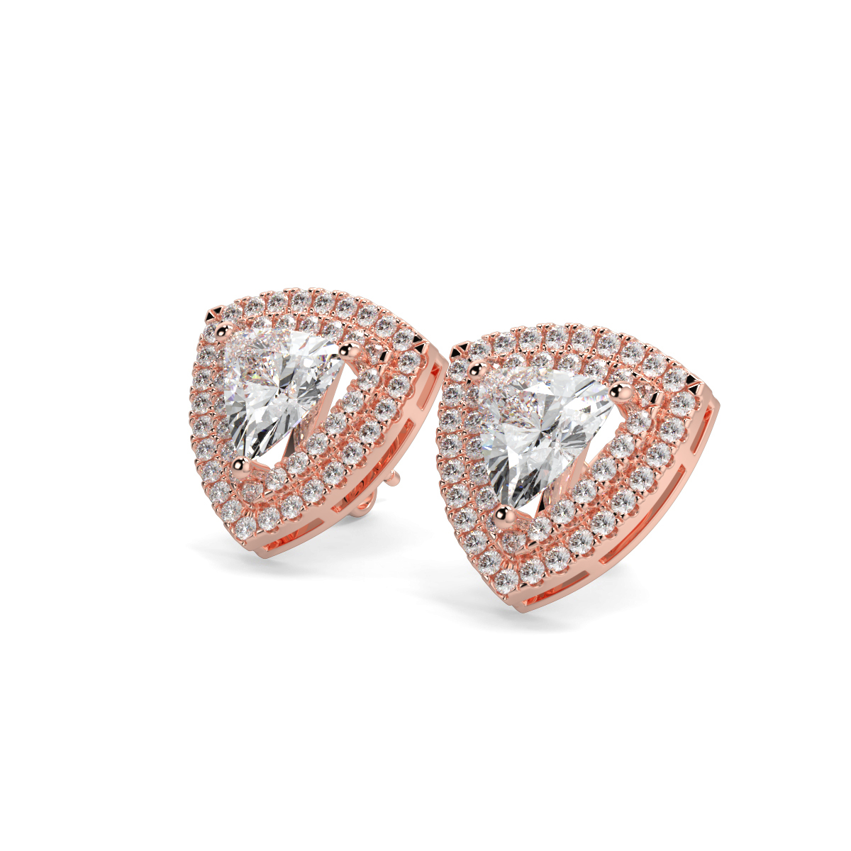 Solitaire Diamond Earrings