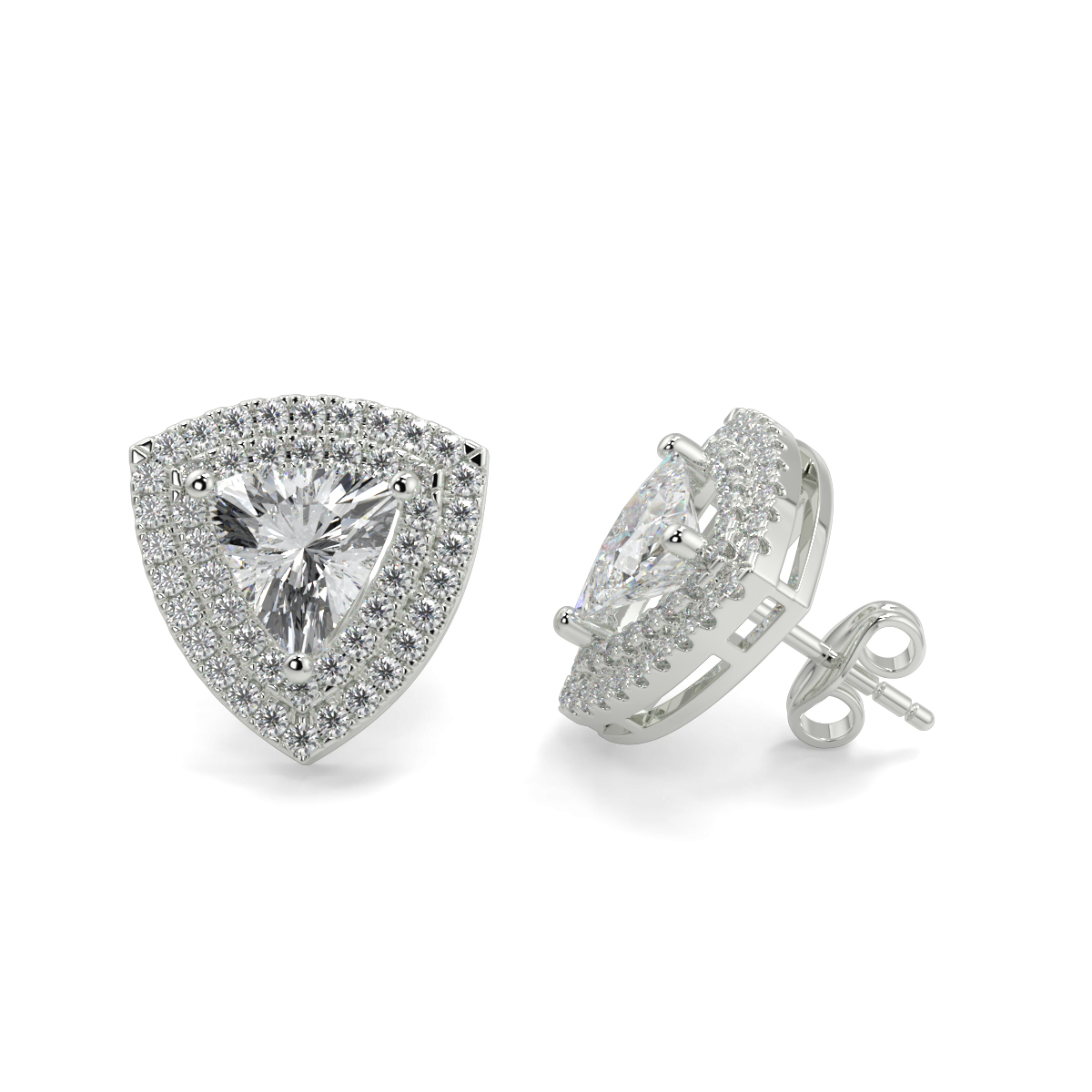 Solitaire Diamond Earrings