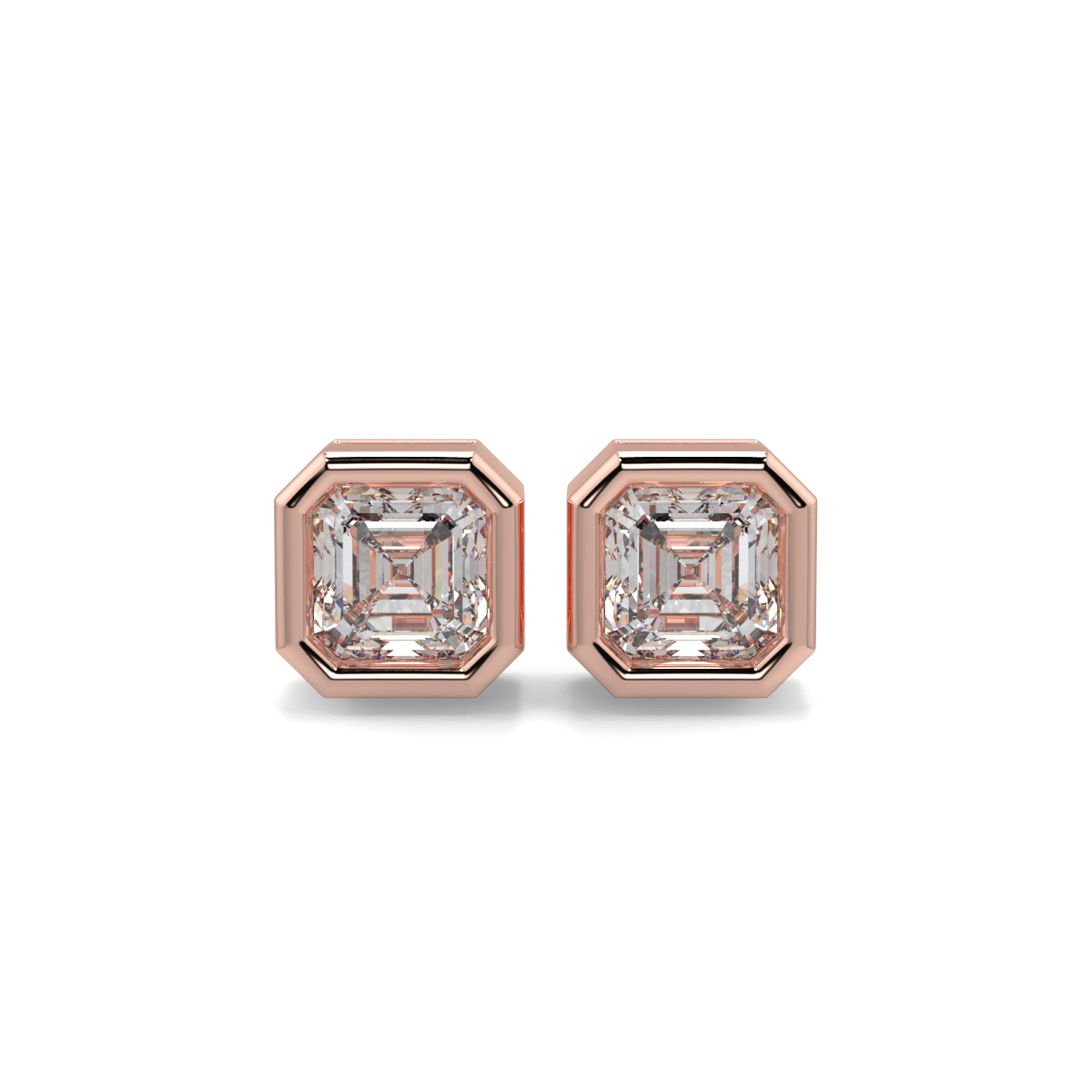 Solitaire Diamond Earrings