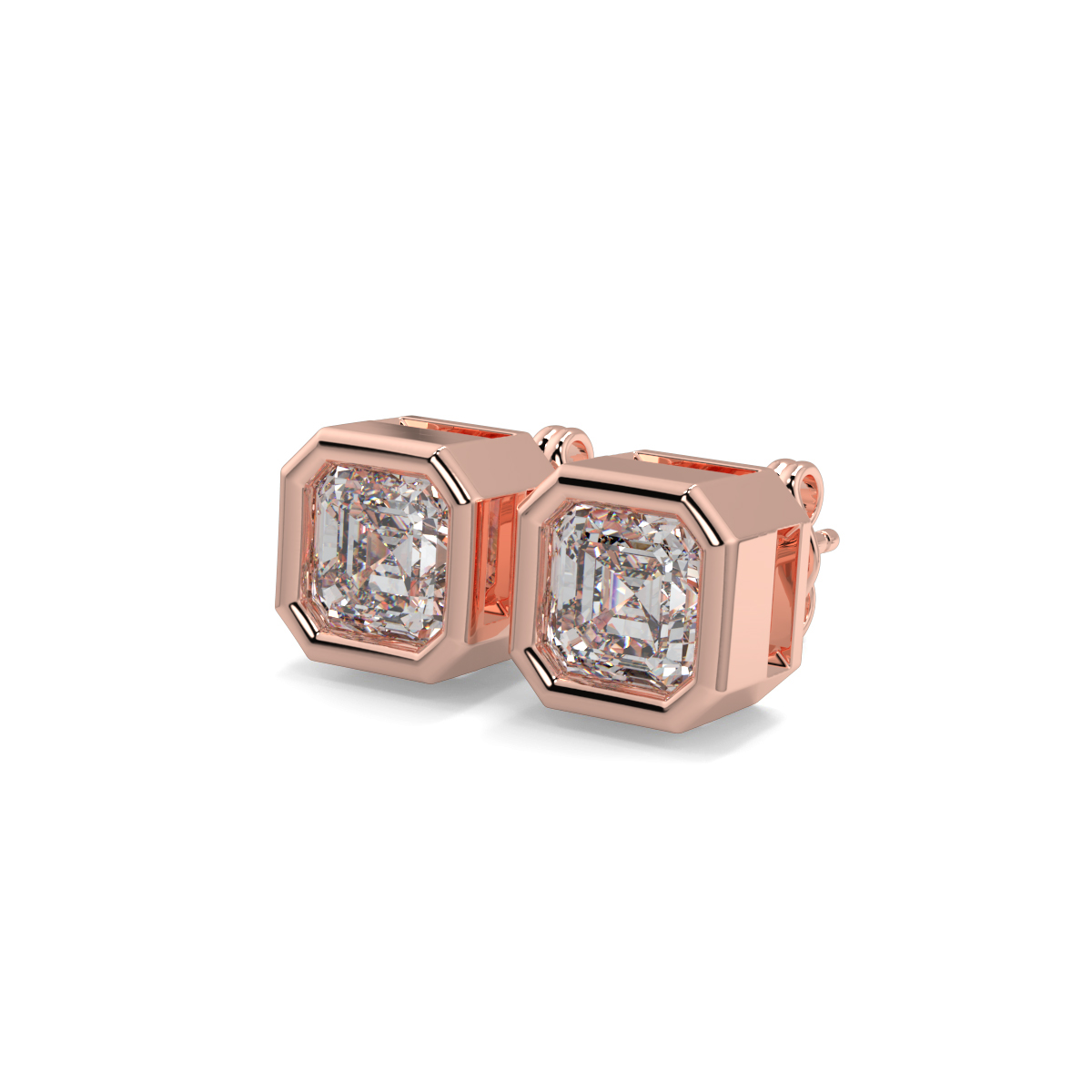 Solitaire Diamond Earrings