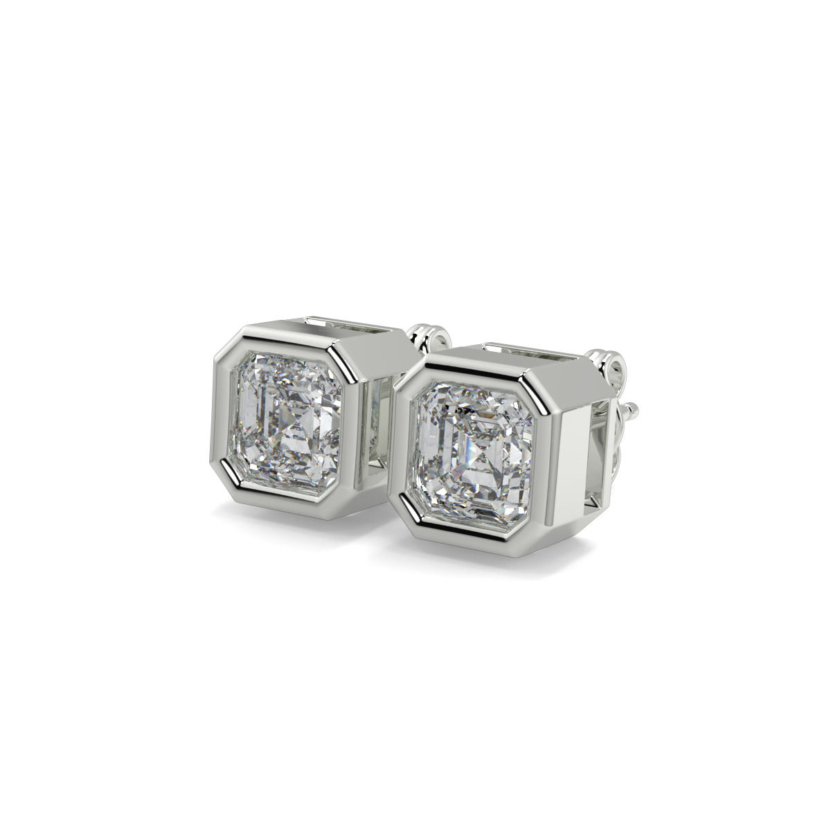 Solitaire Diamond Earrings