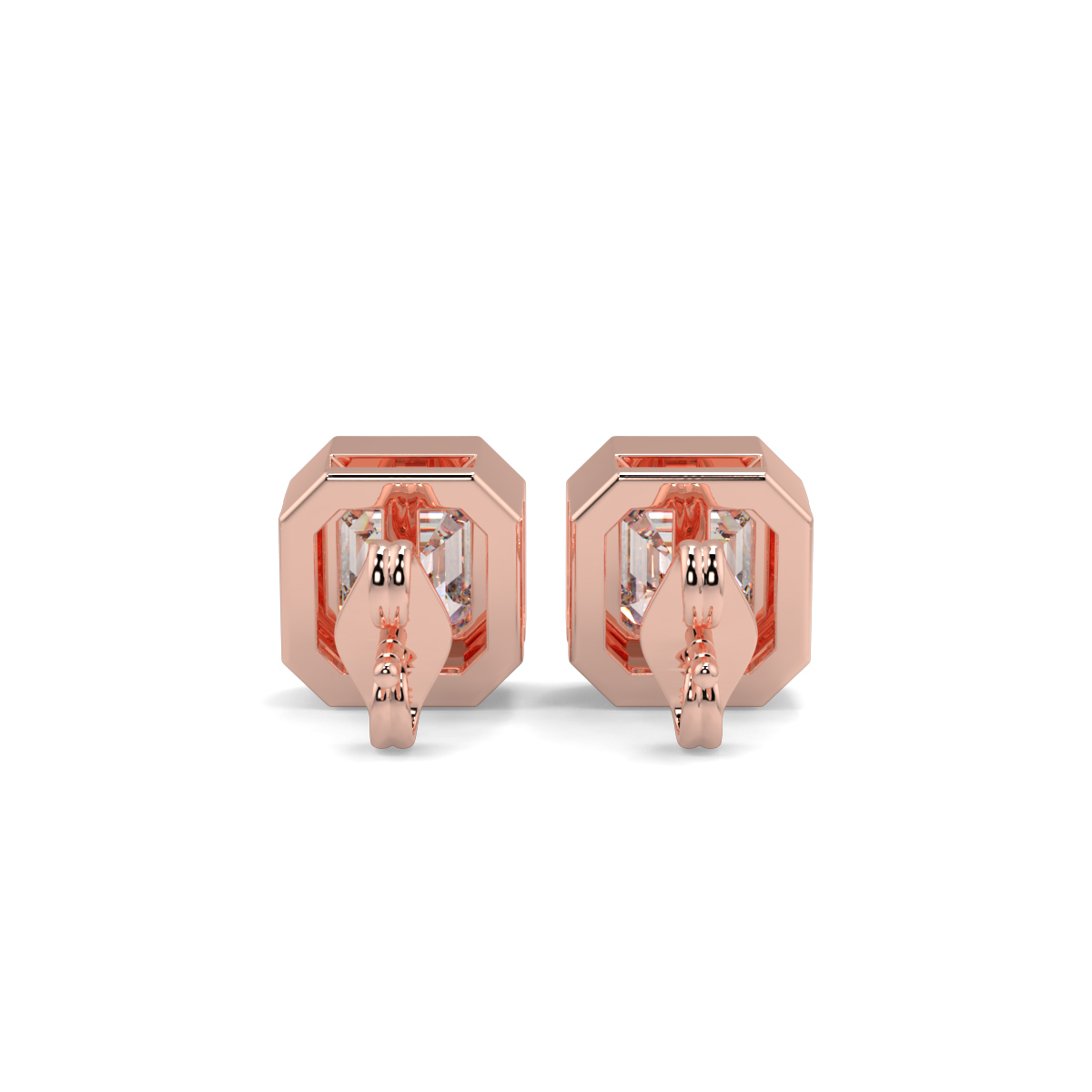 Solitaire Diamond Earrings