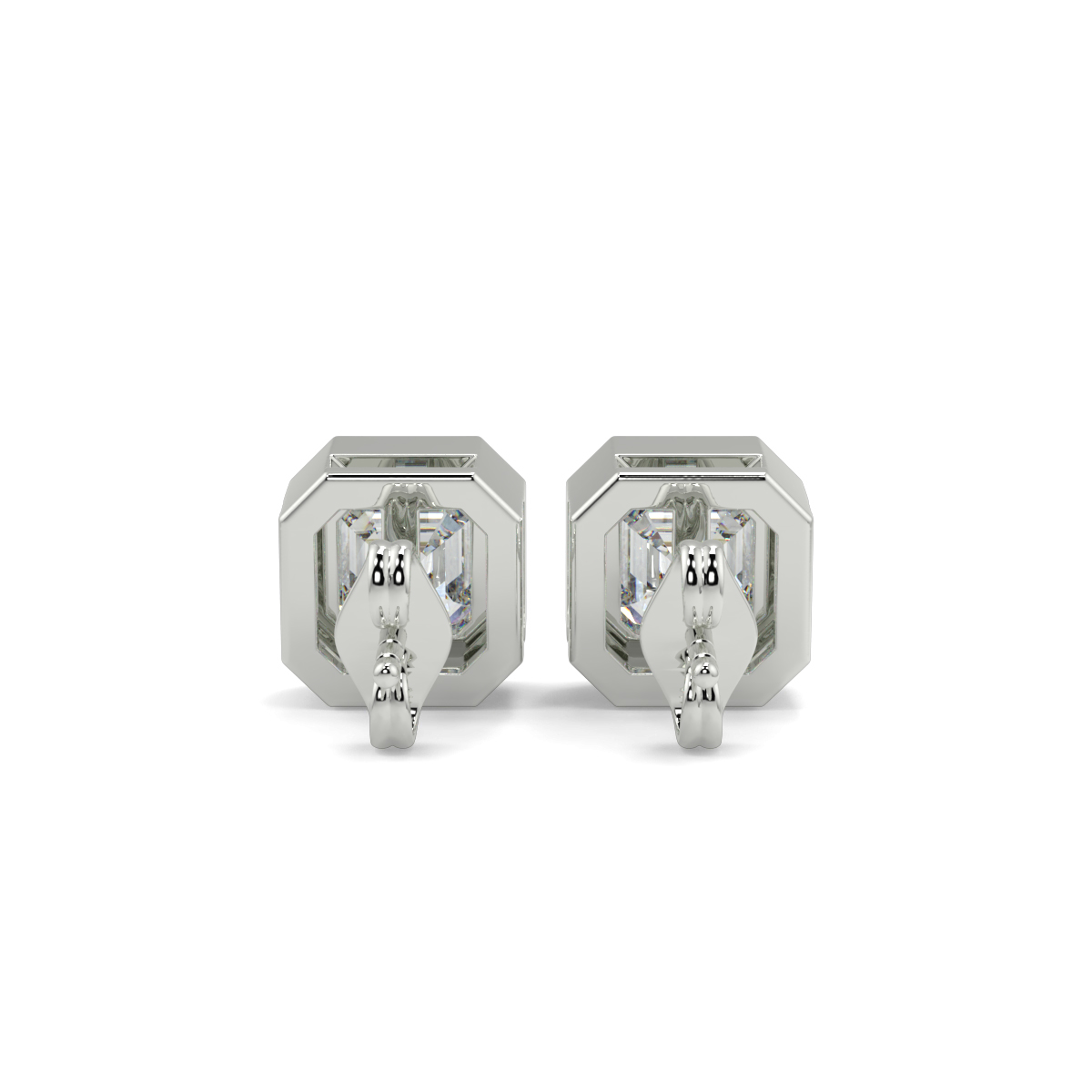 Solitaire Diamond Earrings