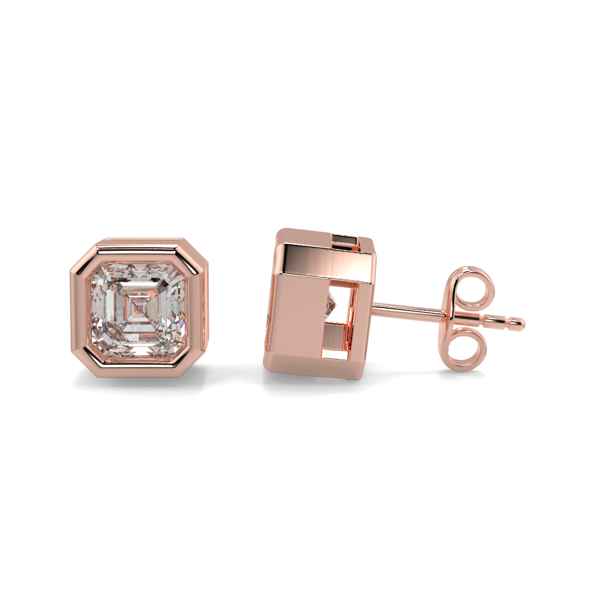 Solitaire Diamond Earrings
