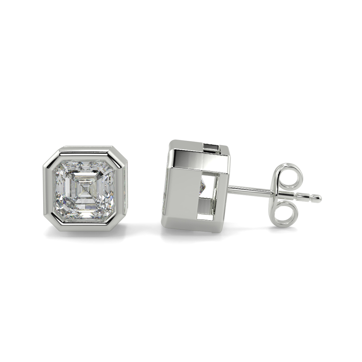 Solitaire Diamond Earrings