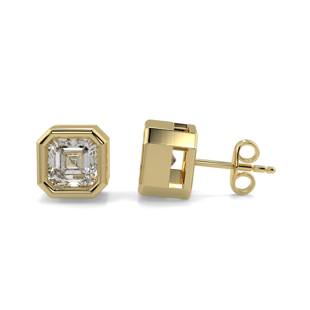 Solitaire Diamond Earrings
