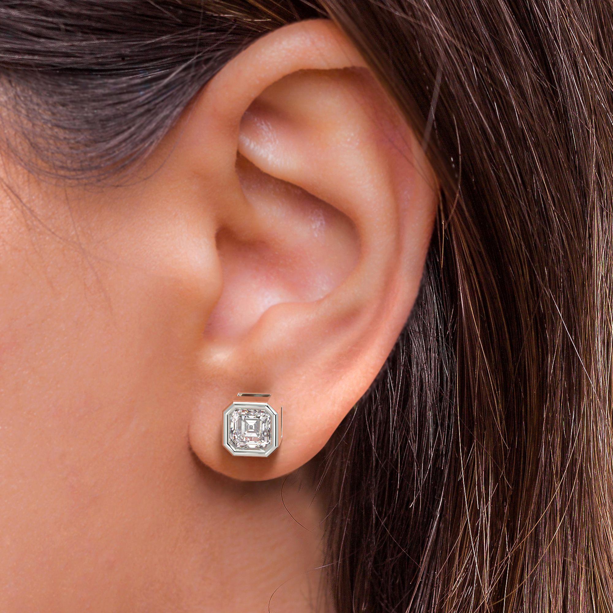 Solitaire Diamond Earrings