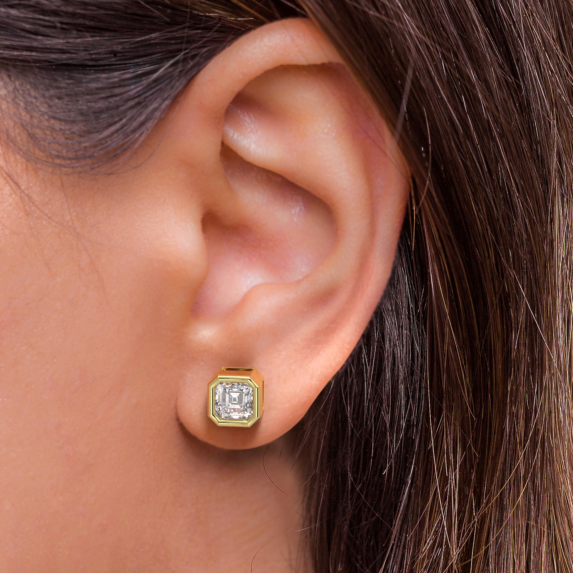 Solitaire Diamond Earrings