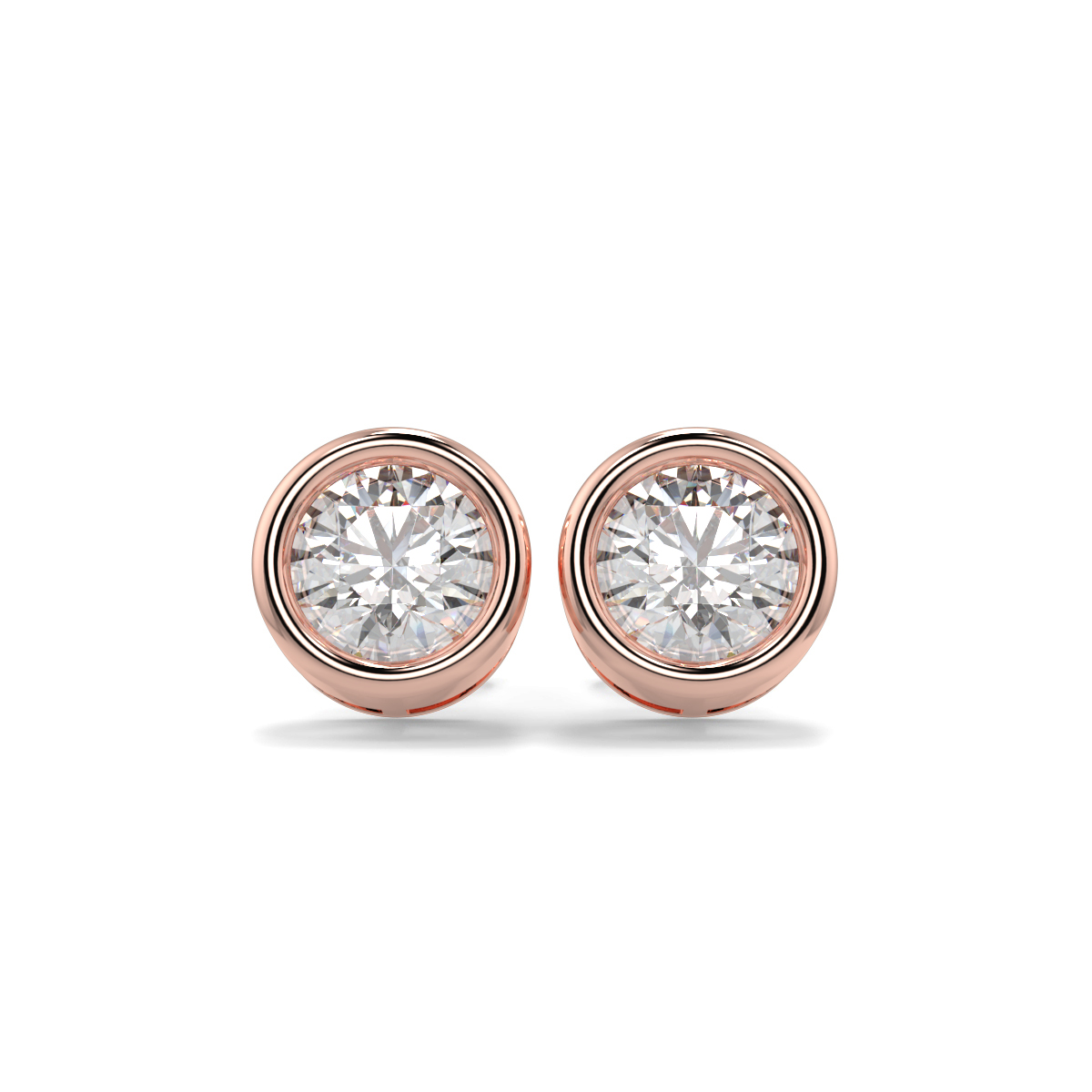 Solitaire Diamond Earrings