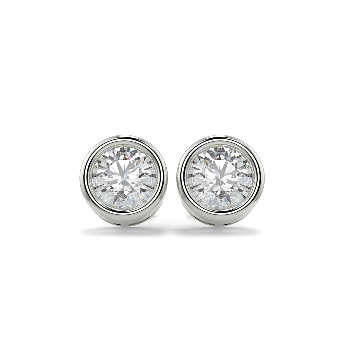 Solitaire Diamond Earrings