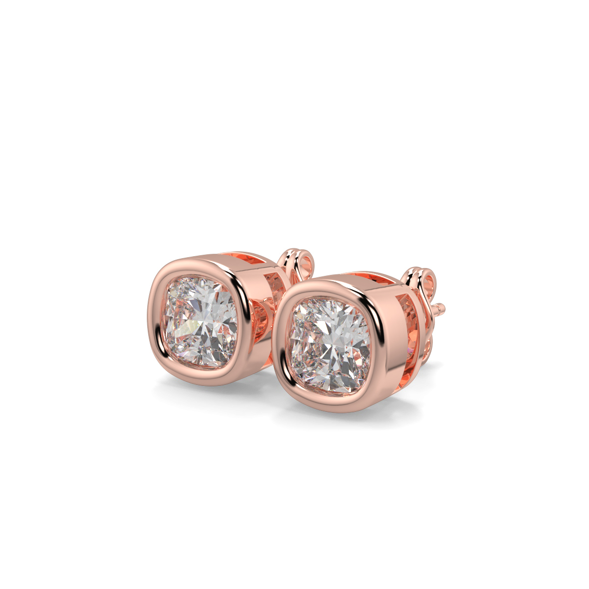 Solitaire Diamond Earrings
