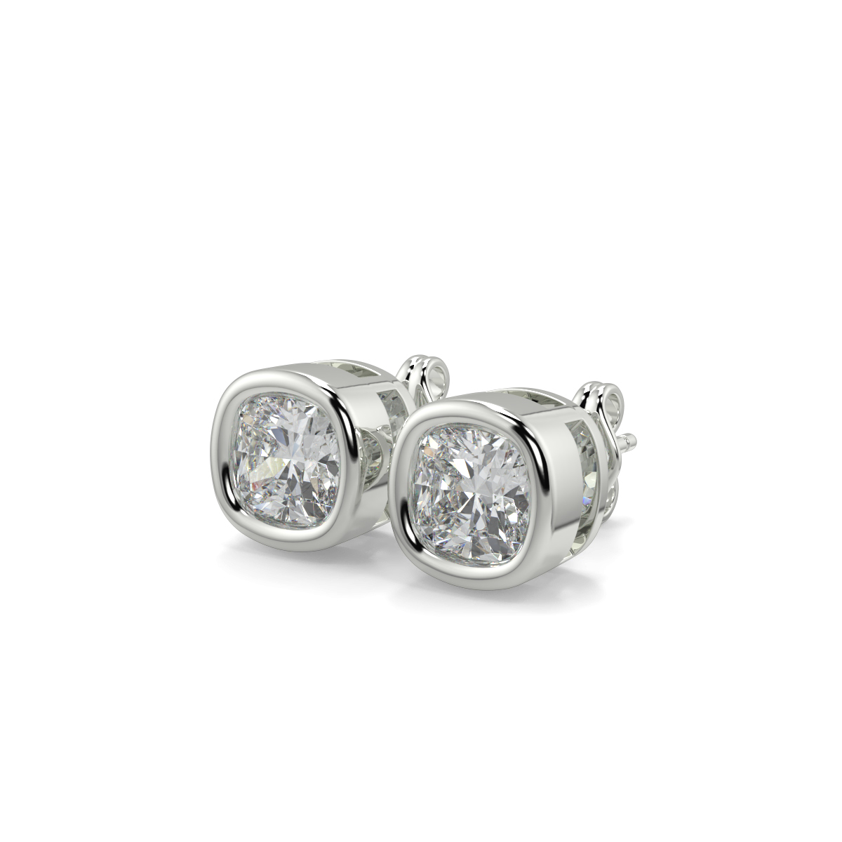 Solitaire Diamond Earrings